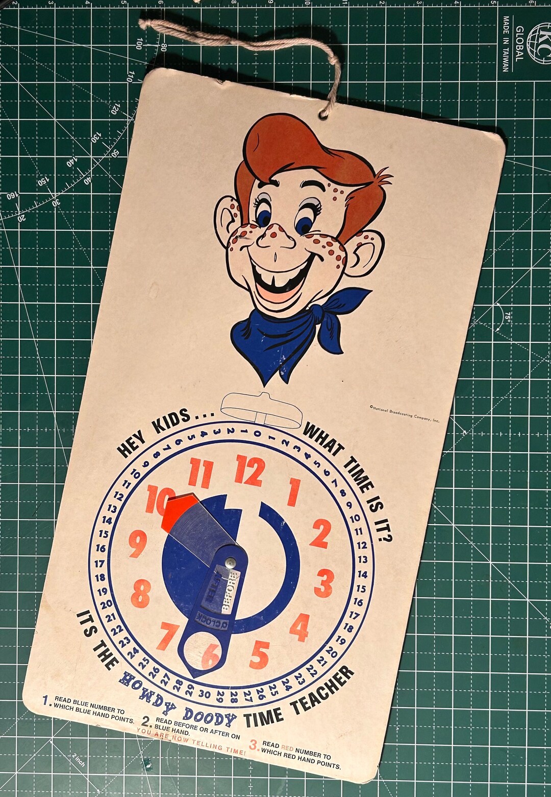 1970s Vintage Howdy Doody Time Teacher Clock National Etsy