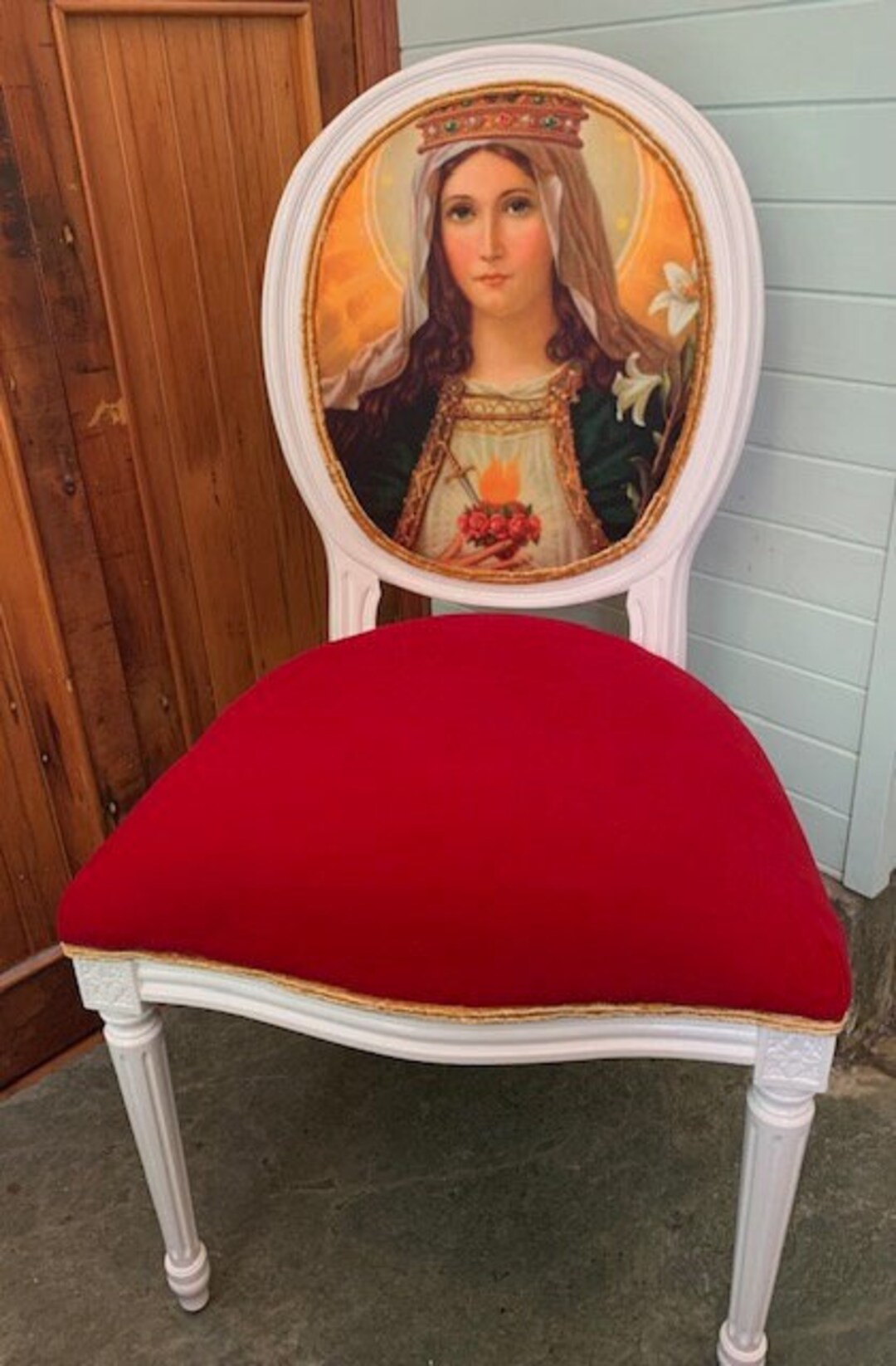 Mary Beautiful Accent Chair Etsy