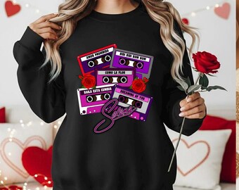 Sudadera con cinta de casete de Selena, Como La Flor, unisex Gildan