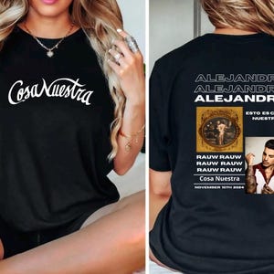 Rauw alejandro tshirt, Rauw Alejandro cosa nuestra, cosa nuestra tshirt, vintage Rauw Alejandro shirt, gifts for Rauw fans, Rauw alejandro