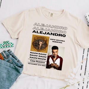 Rauw alejandro tshirt, Rauw Alejandro cosa nuestra, cosa nuestra tshirt, vintage Rauw Alejandro shirt, gifts for Rauw fans, Rauw alejandro