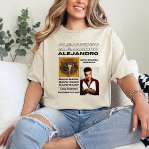 Rauw alejandro tshirt, Rauw Alejandro cosa nuestra, cosa nuestra tshirt, vintage Rauw Alejandro shirt, gifts for Rauw fans, Rauw alejandro