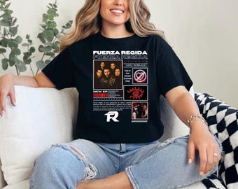 Fuerza Regida Tour T-Shirt, Puro Tumbado Merch, 100% Cotton Tee