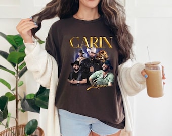 Camiseta de Carin Leon, De Sonora Para El Mundo Tour, merchandising de la gira de Carin Leon