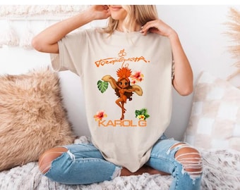 Camiseta Tropicoqueta de Karol G, Merchandising del concierto de fans de KG, Camiseta Summer Vibes