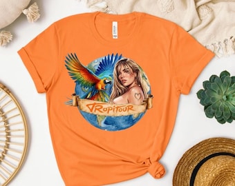 Camiseta Karol G Tropicoqueta, KG Fan Concert Merch, Papasito Verano Rosa
