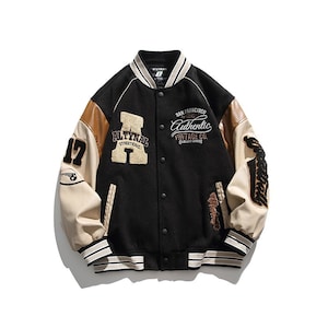 California Varsity Jacket, Unisex Baseball Jacket, Letterman Jacket,  Embroidered Button up College Top 