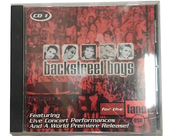 Backstreet Boys For The Fans Musiques live interactives améliorées sur CD de l'an 2000 Pop vintage