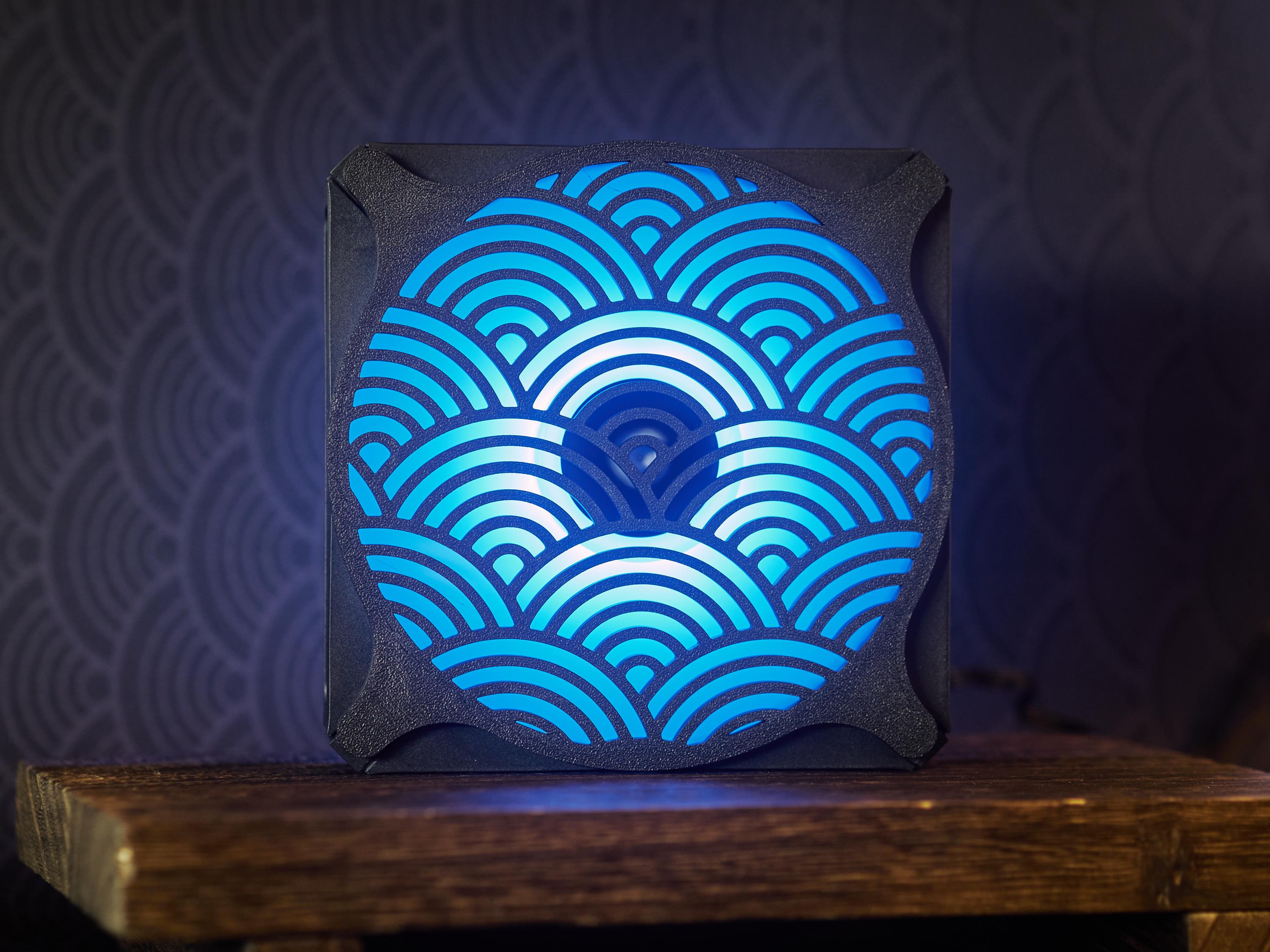 Wave Fan Design Japanese Wave Fan Cover 120mm / Segaiha / for Gaming Computers ...