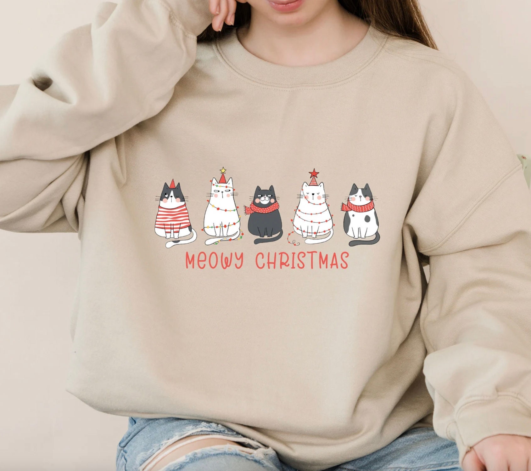 Meow sweater top