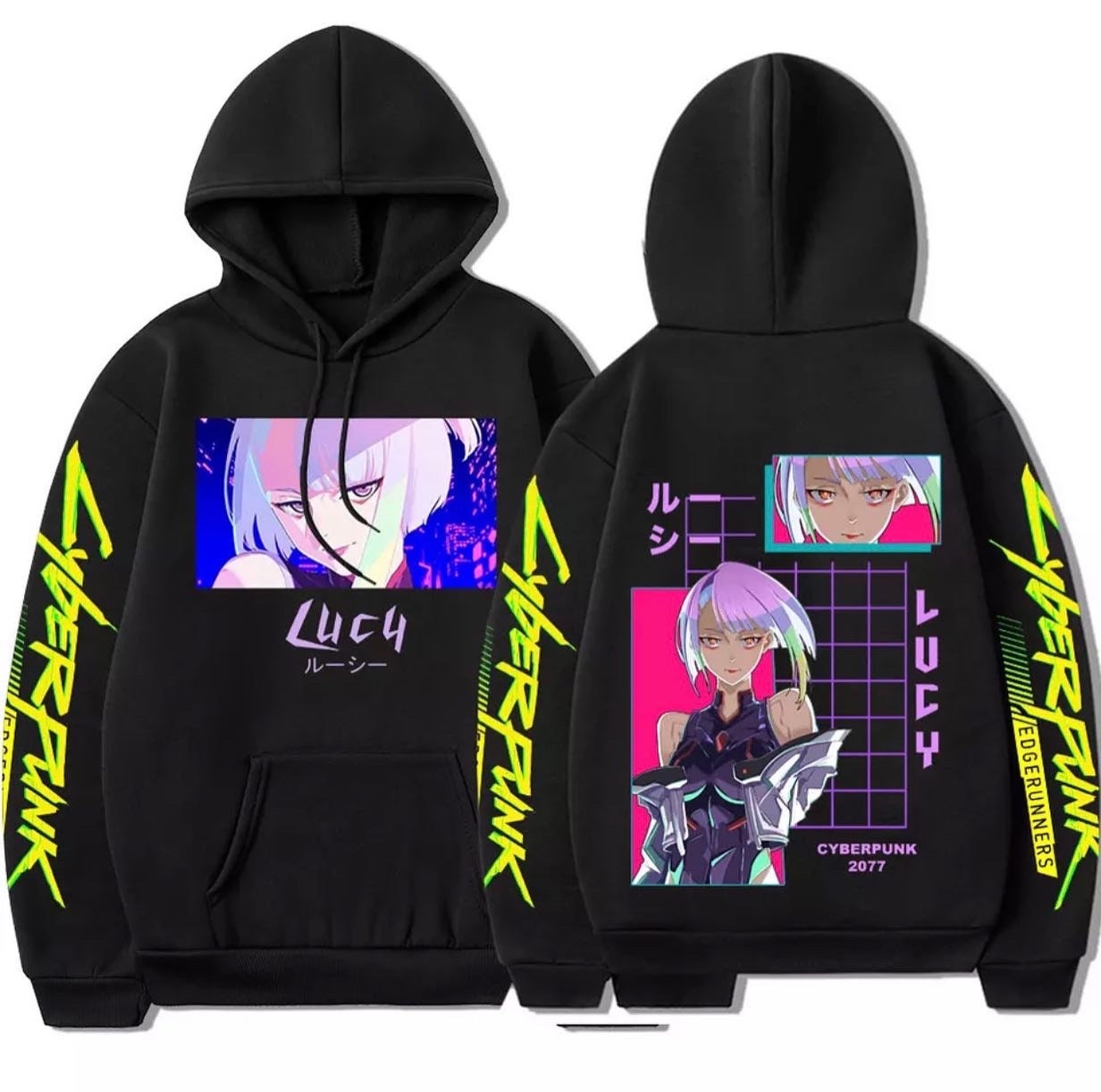 Cyberpunk Edgerunners Hoodie Etsy