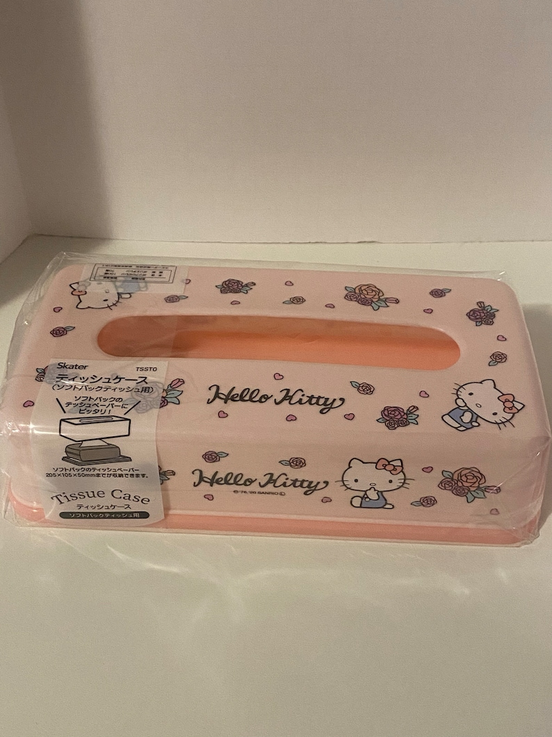 Kawaii Hello Kitty Tissue Holder Etsy