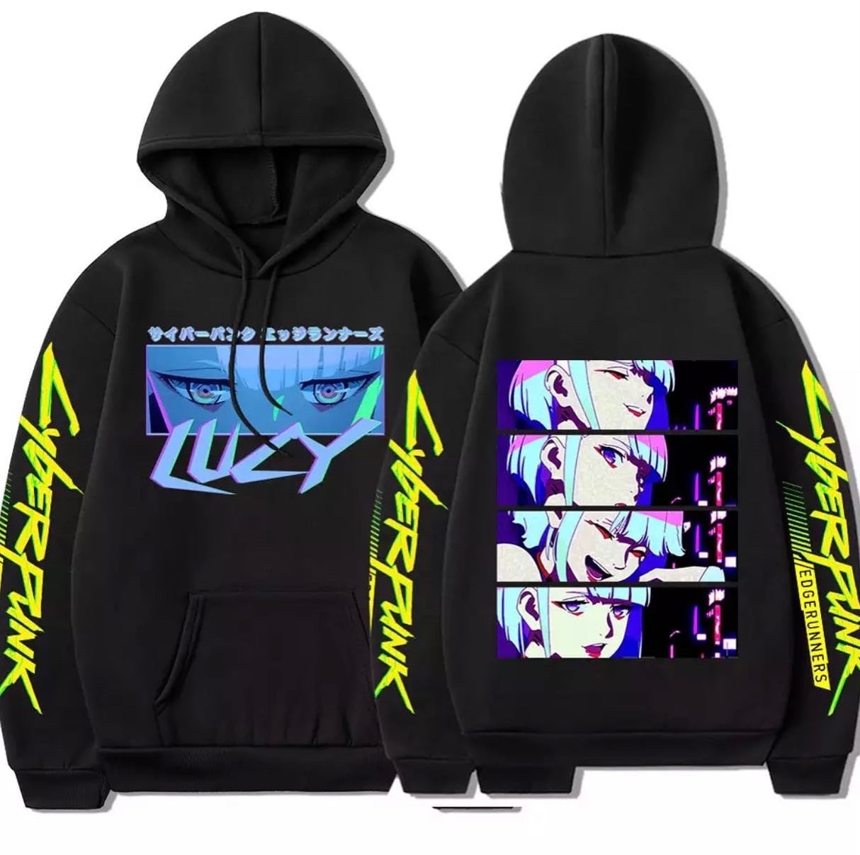 Cyberpunk Edgerunners Hoodie Etsy