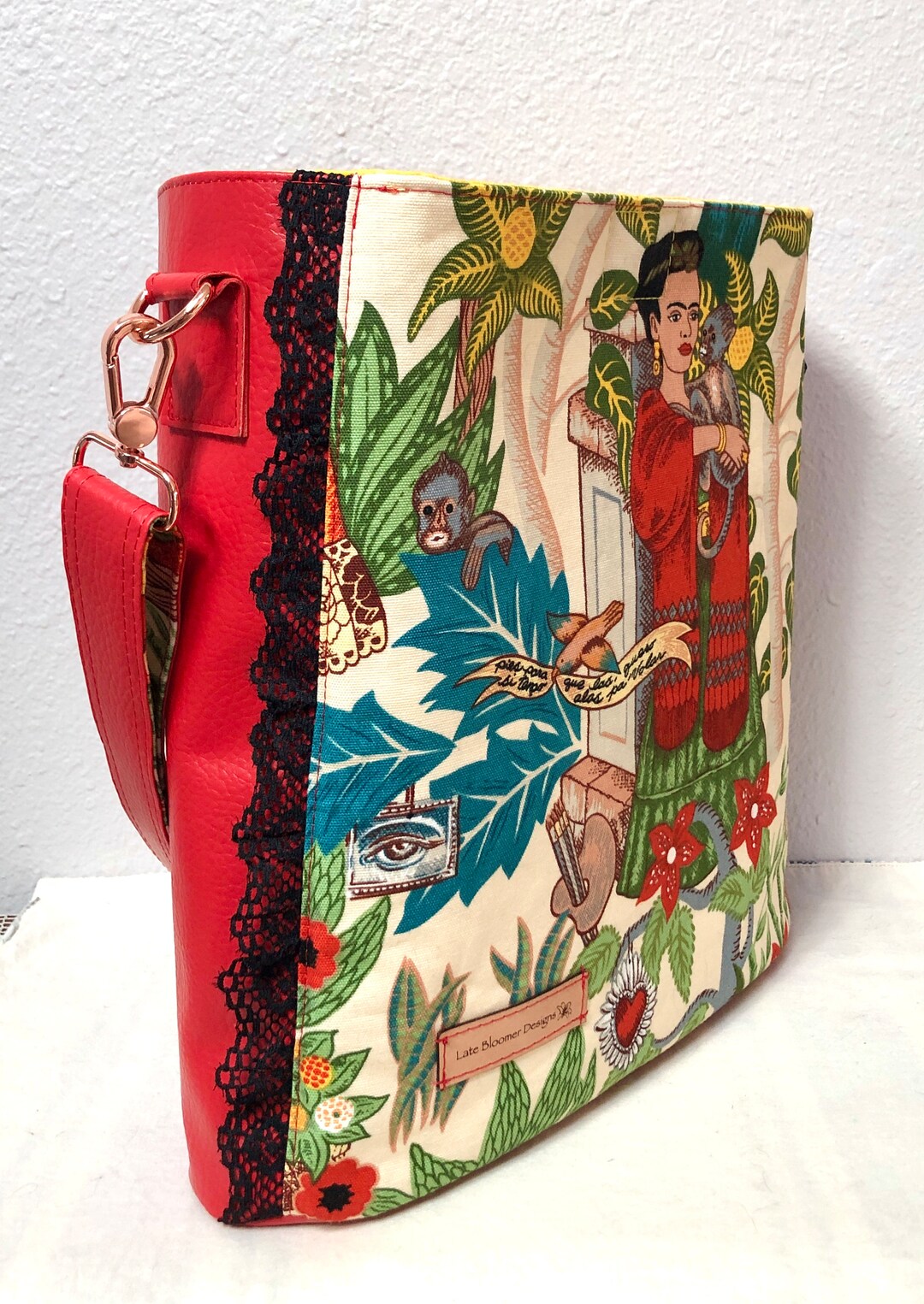 Crossbody/shoulder Bag Red Bags Large Bucket Bags Etsy