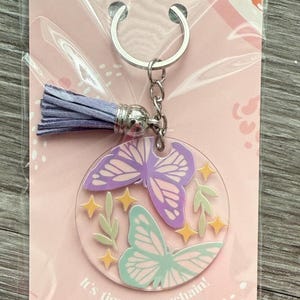 Handmade Keychain - Butterflies