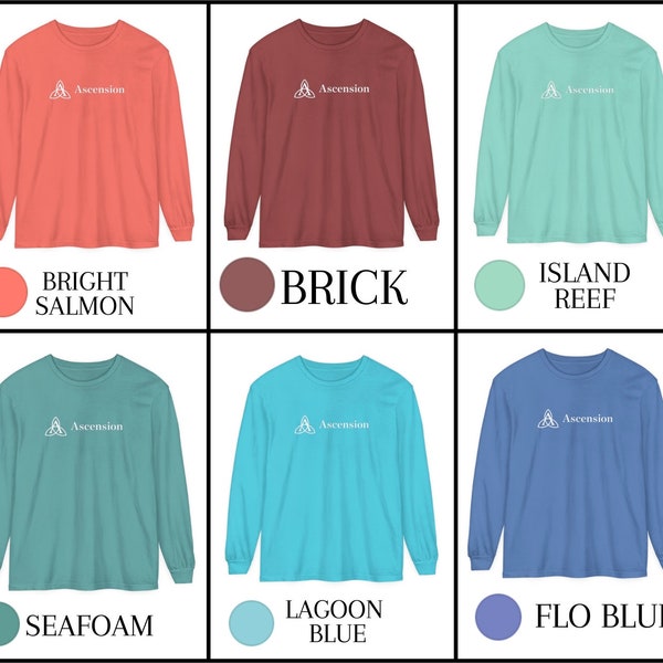 NOT FOR SALE - Ascension Comfort Colors Long Sleeve Tee Colors