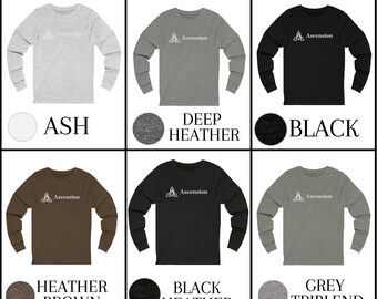 NOT FOR SALE - Ascension Long Sleeve Tee - "A" Colors