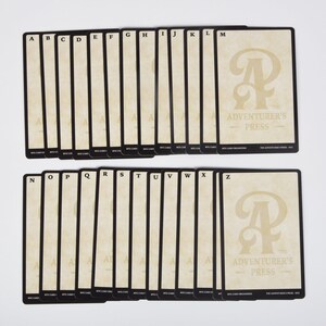 A-Z Pack Magic the Gathering Organizer Cards: 26 cards for organizing magic the gathering trading cards alphabetically