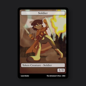 Soldier Token Pack for Magic the Gathering MTG: 4 pack 1/1 Soldiers Tokens