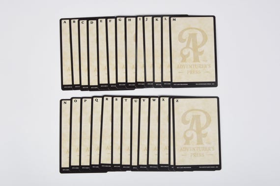A-Z Pack Magic the Gathering Organizer Cards: 26 Cards for Organizing Magic  the Gathering Trading Cards Alphabetically - Etsy