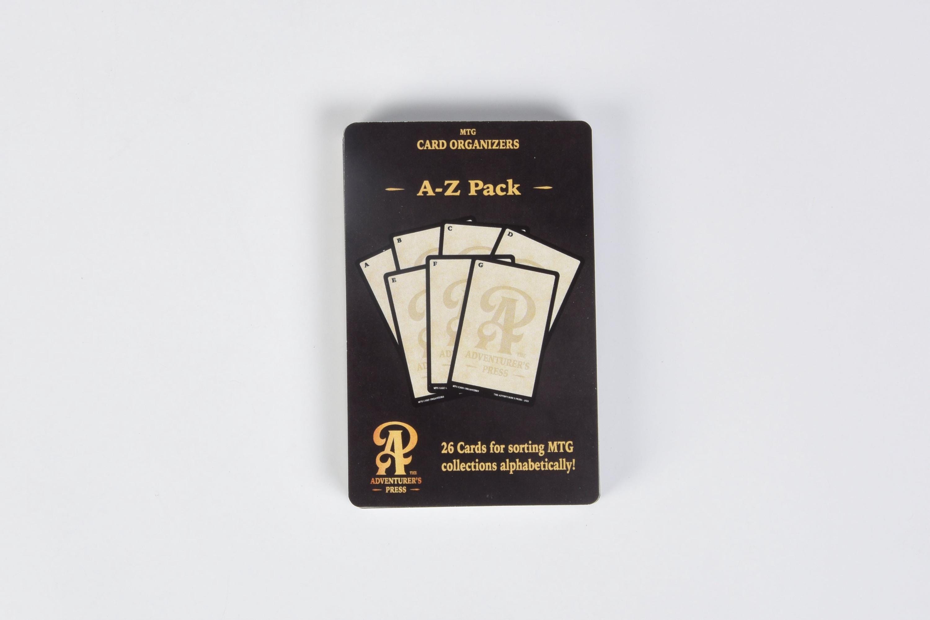A-Z Pack Magic the Gathering Organizer Cards: 26 Cards for Organizing Magic  the Gathering Trading Cards Alphabetically - Etsy