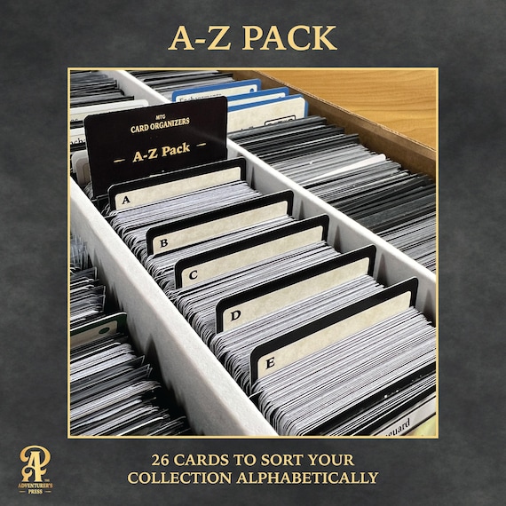 A-Z Pack Magic the Gathering Organizer Cards: 26 Cards for