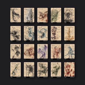 MTG Token Pack: Ultimate 'Traveler's Notes' Collection, 20 tokens for Magic the Gathering
