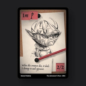 Imp Token Pack for Magic the Gathering MTG: 4 pack 2/2 Imp