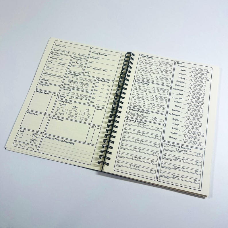 Pathfinder 2e Character sheet pt.1
