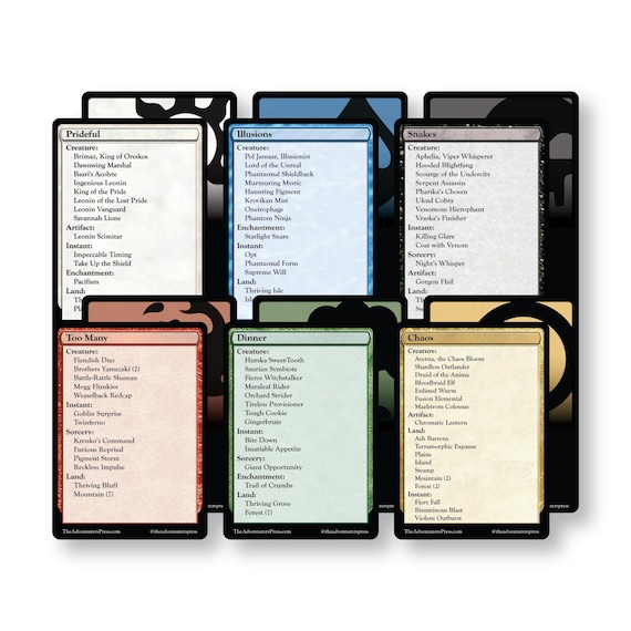 Foundations Jump Start Decklists PRE-ORDER - Etsy