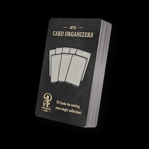 Magic the Gathering Organizer Cards: 70 cards for organizing magic the gathering trading collections