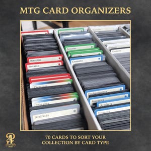 Cartes de rangement Magic the Gathering : 70 cartes pour organiser les collections commerciales de Magic the Gathering