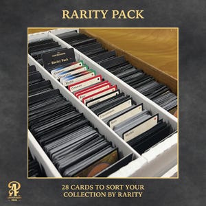 Rarity Pack Tarjetas organizadoras de Magic the Gathering: 28 cartas para organizar cromos coleccionables de magic the Gathering por rareza