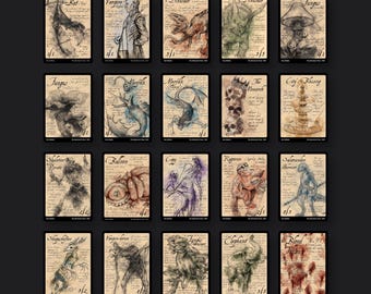 MTG Token Pack: Ultimate 'Traveler's Notes' Collection, 20 tokens for Magic the Gathering
