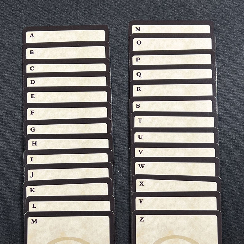 AZ Pack Magic the Gathering Organizer Cards 26 Cards for Organizing