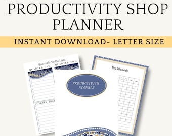 Etsy Shop Owner Productivity Planner Printable