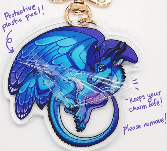 The Lost Continent Wings of Fire WOF Acrylic Charm -  Portugal