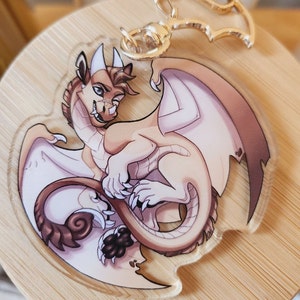 Qibli - Wings of fire wof double sided acrylic charm