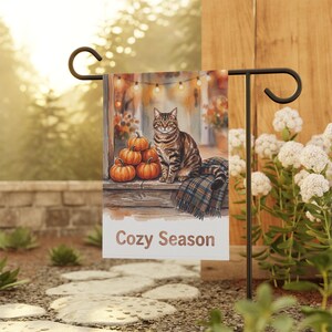 Cozy Season Garden Flag | Garden Banner