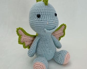 Dragon Amigurumi Crochet - Handmade Crochet Toy - Room Decor