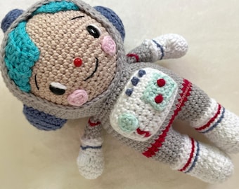 Crochet Astronaut Doll - Handmade Amigurumi Toy