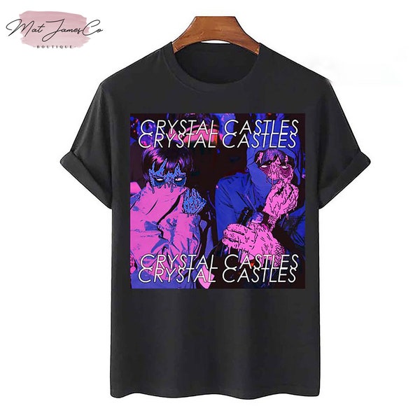 Horror Design Crystal Castles Ii Unisex T-Shirt, Crystal Castles Music Band Graphic, Crystal Album Shirt, Alice Glass Music Merch For Gift