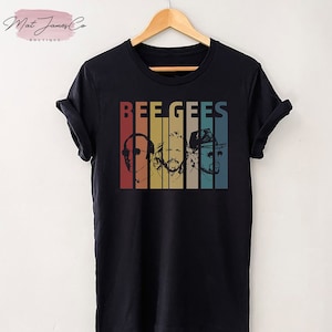 Bee Gees Band Retro Vintage T-Shirt, Bee Gees Band Tshirt, Bee Gees Band Fan, Concert Tshirt, Gift For fan, Vintage Tshirt, 90s Tshirt