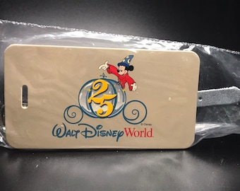 Feiern Sie 25 Jahre Disney-Gepäckanhänger, ungeöffnet