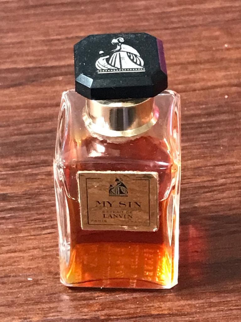 Vintage Lanvin My Sin Perfume Eau De Lanvin My Sin Perfume For