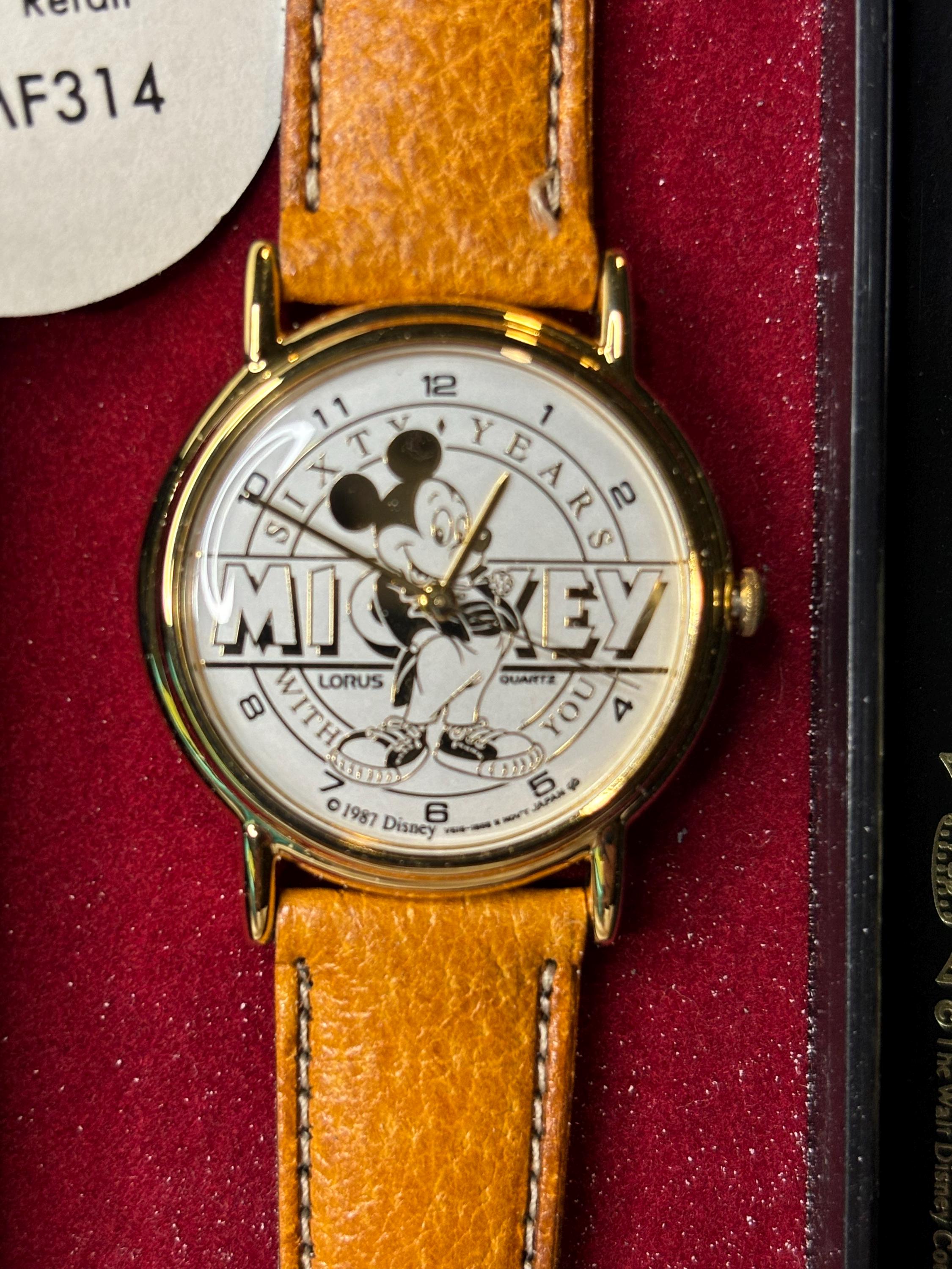 Lorus mickey mouse watch discount