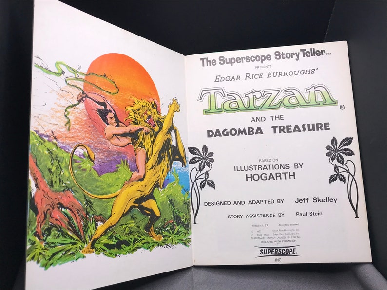 Tagombaw Tarzan and the Dagomba Treasure First Edition - Etsy