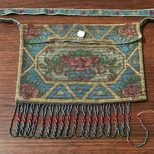 Antique Metal Beaded Purse