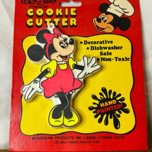 Pair of Vintage Mickey and Minnie Cookie Cutters