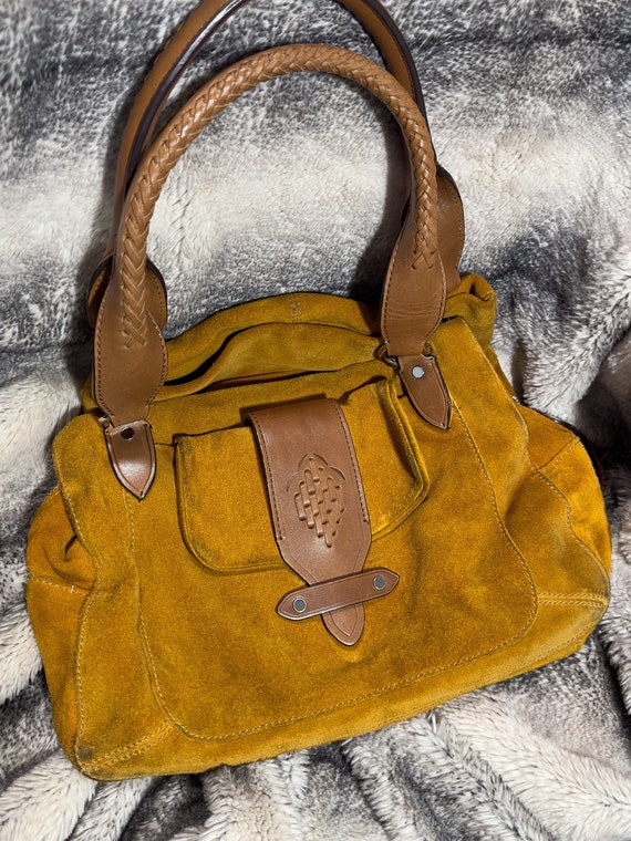 Vintage Cole Haan Suede Shoulder Bag